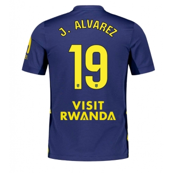 Billige Fotballdrakt Atletico Madrid Julian Alvarez #19 Replika Bortedrakt 2025-26 Kortermet